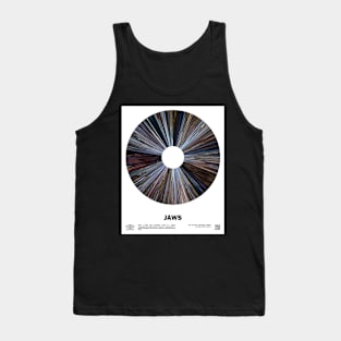 minimal_Jaws Warp Barcode Movie Tank Top